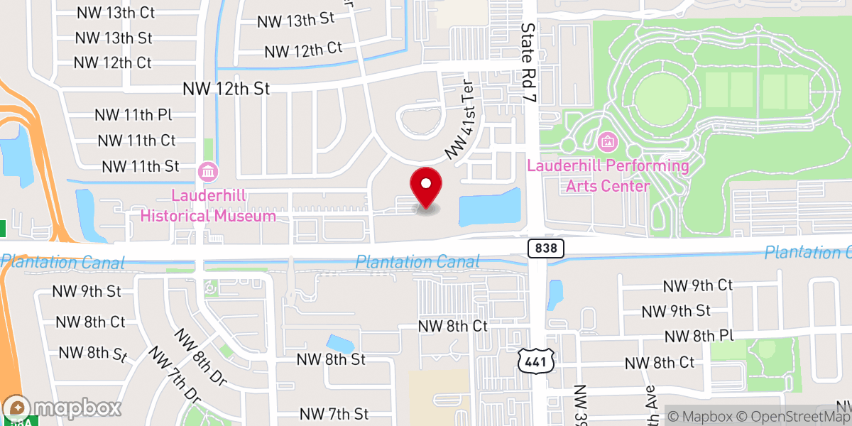 Map showing location of Praise Tabernacle International Inc
