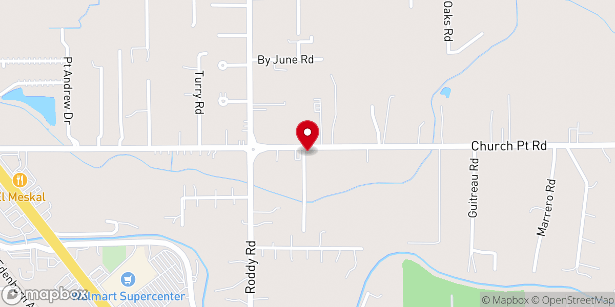 Map showing location of Gonzales Public Works Department