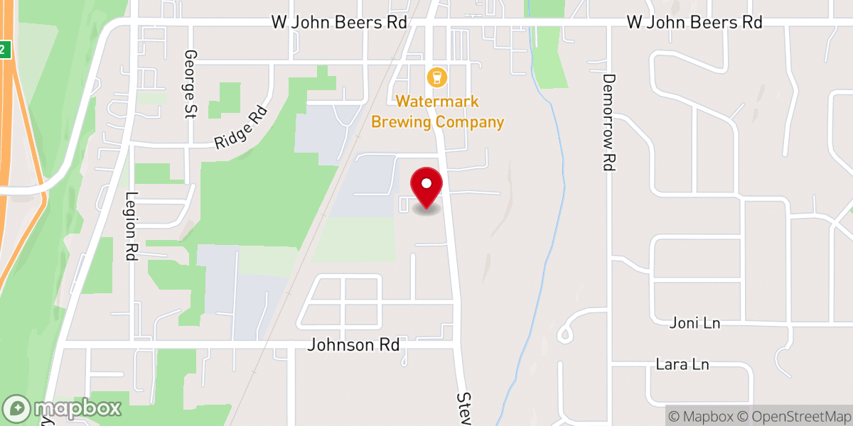 Map showing location of Berrien County Baptist Church