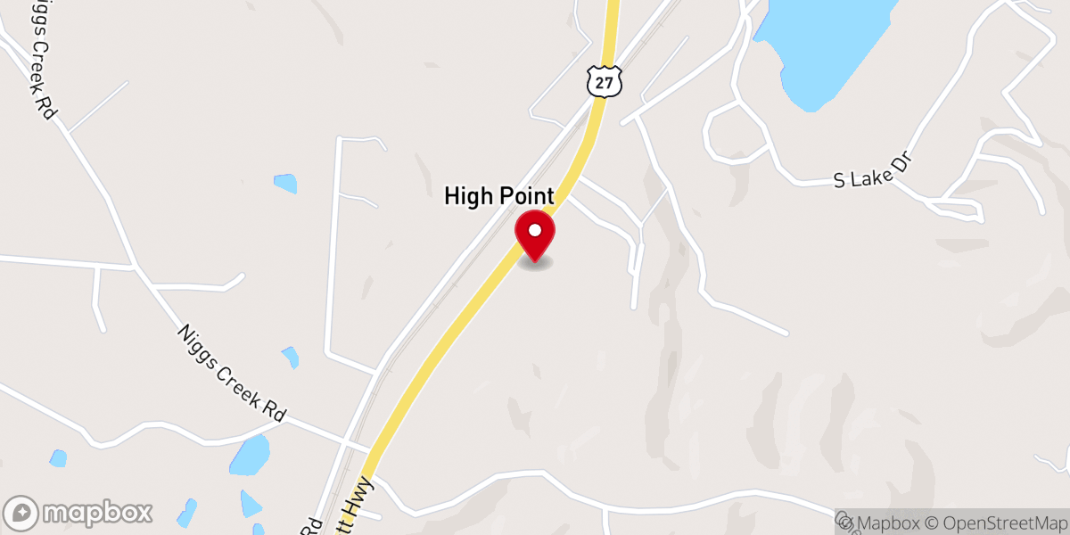 Map showing location of Plateau Electric Cooperative