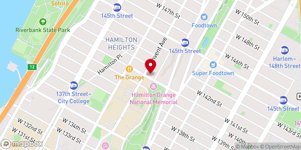 Map showing location of Saint Luke's Church