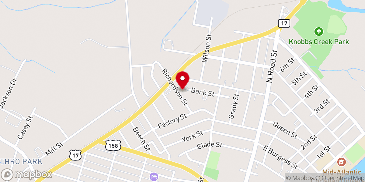 Map showing location of Word of Reconciliation Church