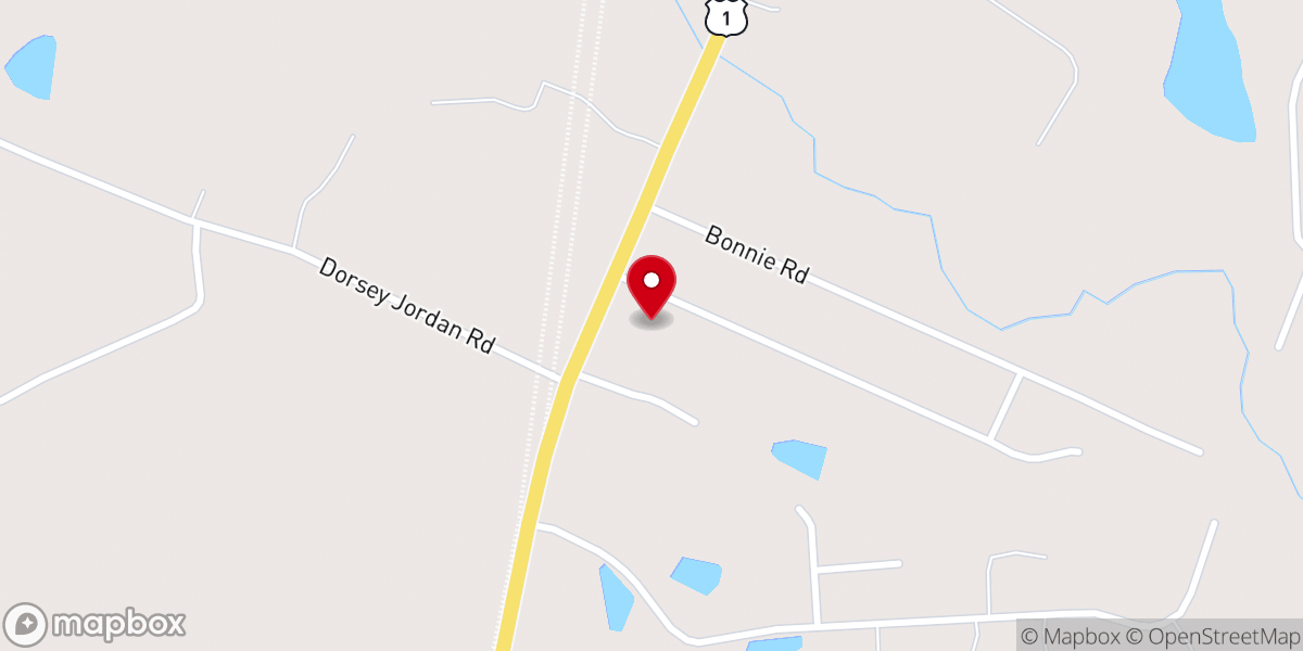 Map showing location of Faith Baptist Church