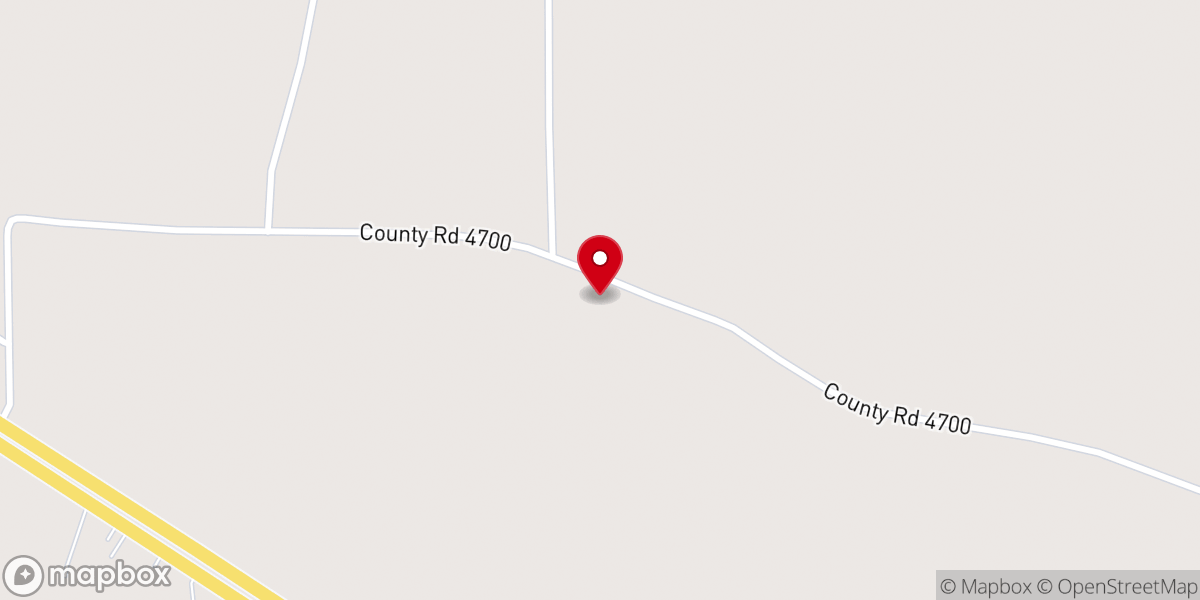 Map showing location of Hopewell Baptist Church