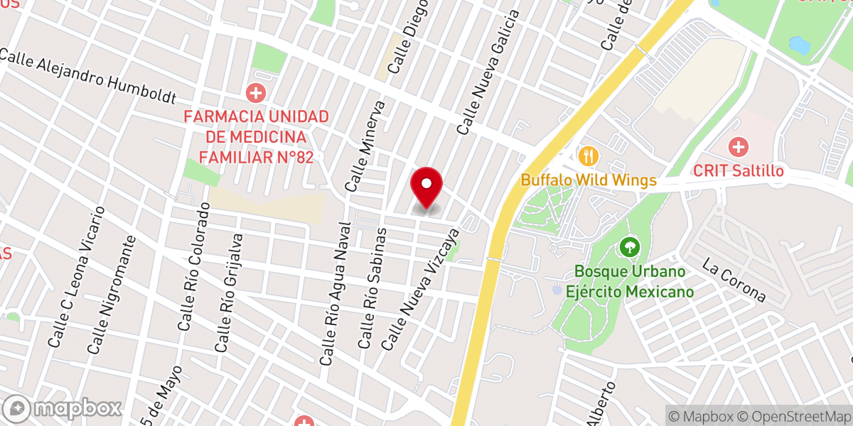 Map showing location of Iglesia Bautista Eliacim