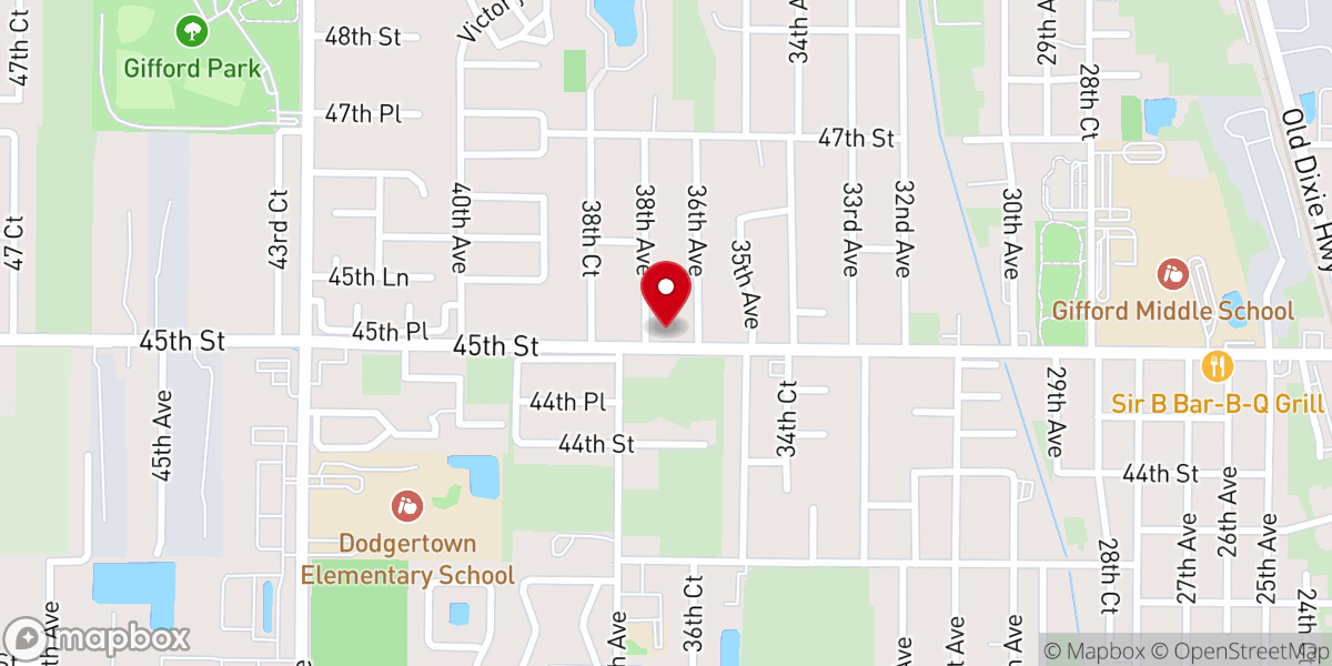 Map showing location of Northside Agape Ministries Church