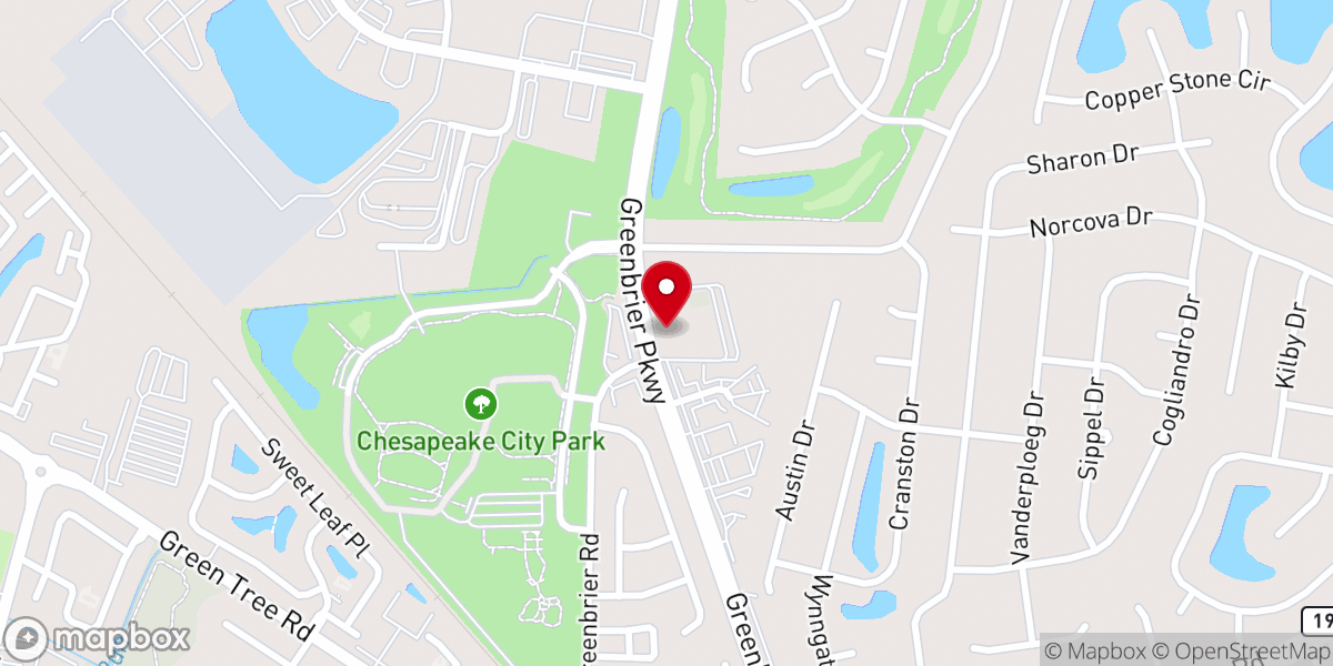 Map showing location of Open House Community Church