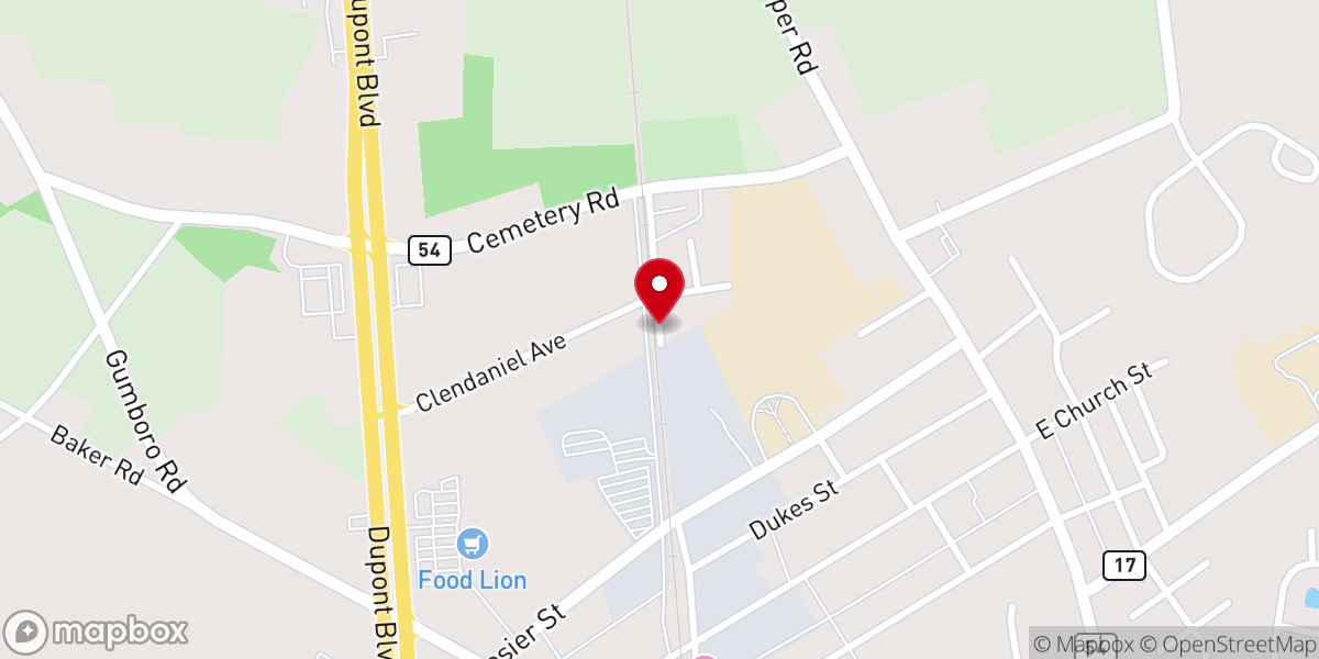 Map showing location of Purnell H