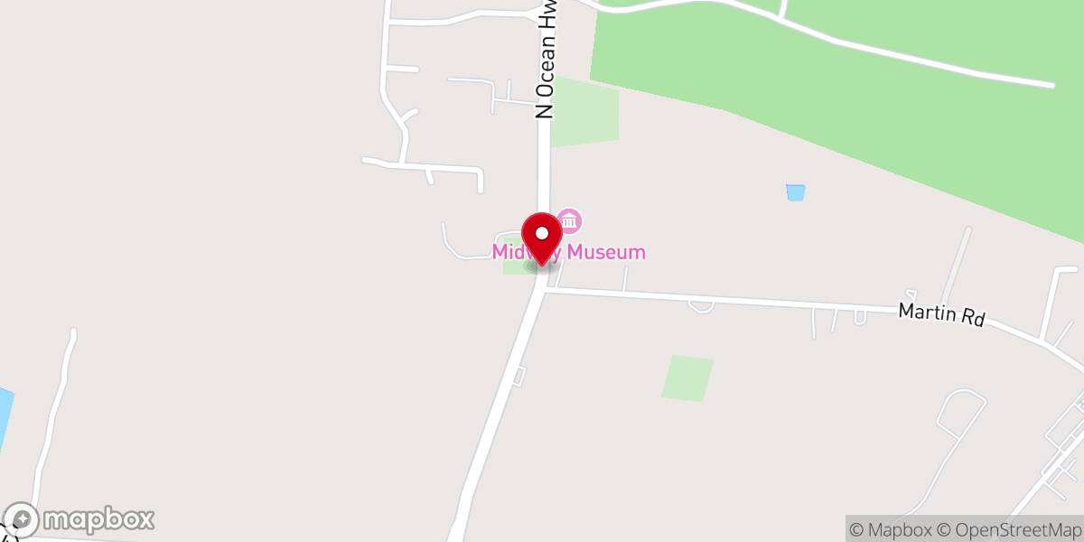 Map showing location of St Peters Church Parsonage