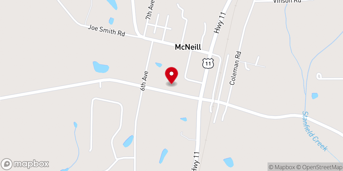 Map showing location of McNeill Walking Track