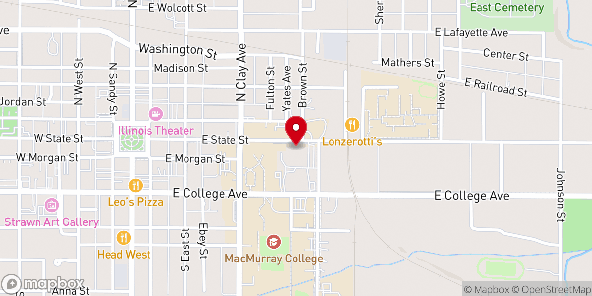 Map showing location of Our Saviour Grade School