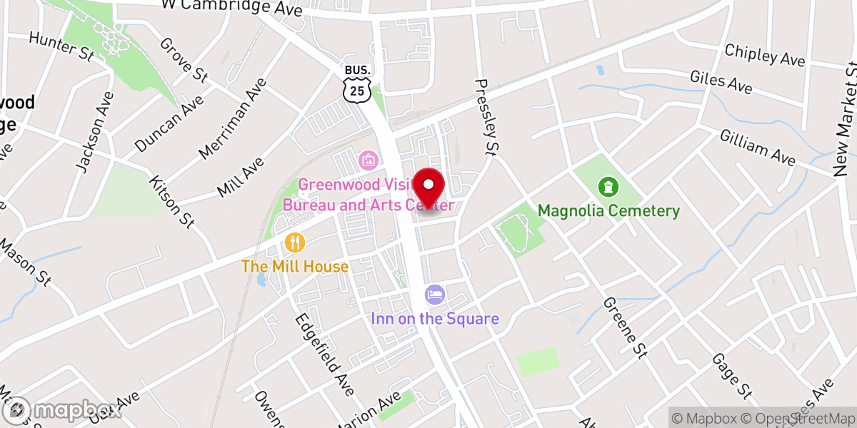 Map showing location of Abbeville Greenwood Dist-Ame