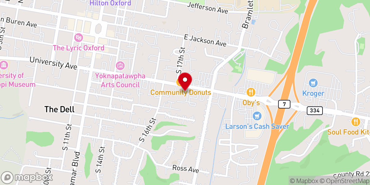 Map showing location of Grace Bible Church