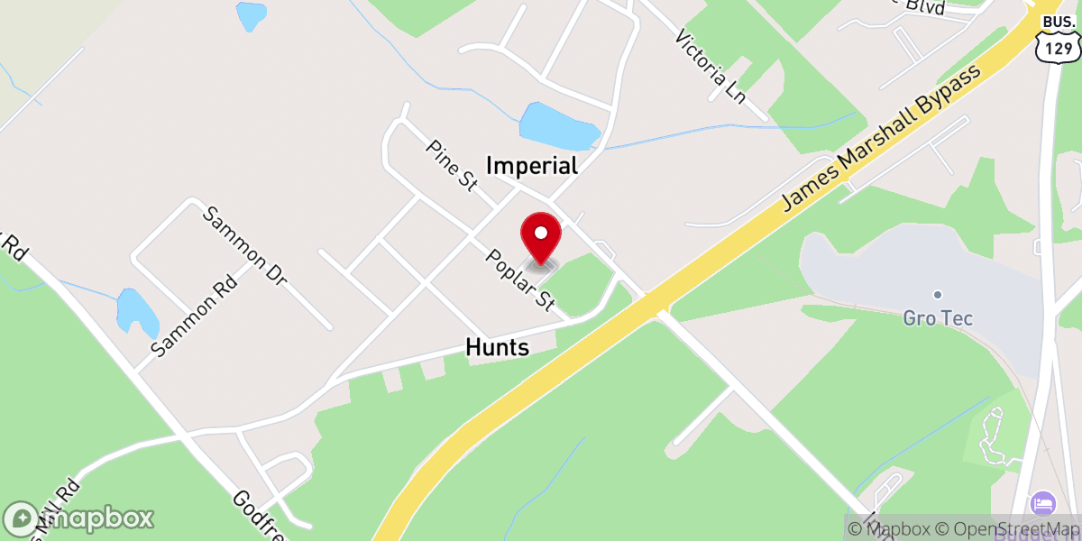 Map showing location of FIMC - First Independent Methodist Church