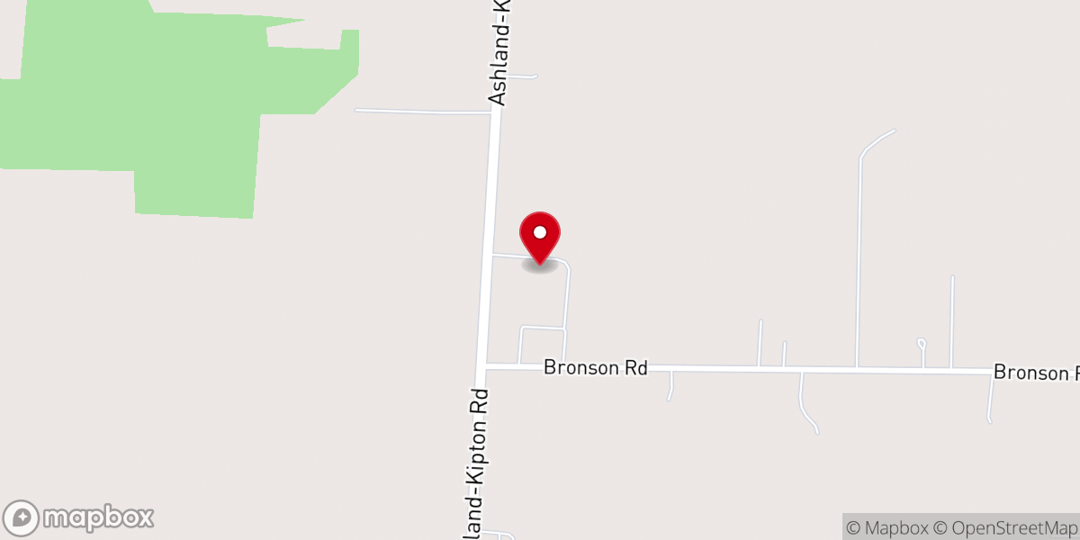 Map showing location of Camden Baptist Church