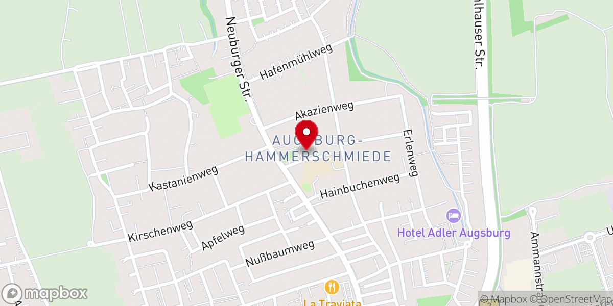Map showing location of Pfarrkirche Christkönig