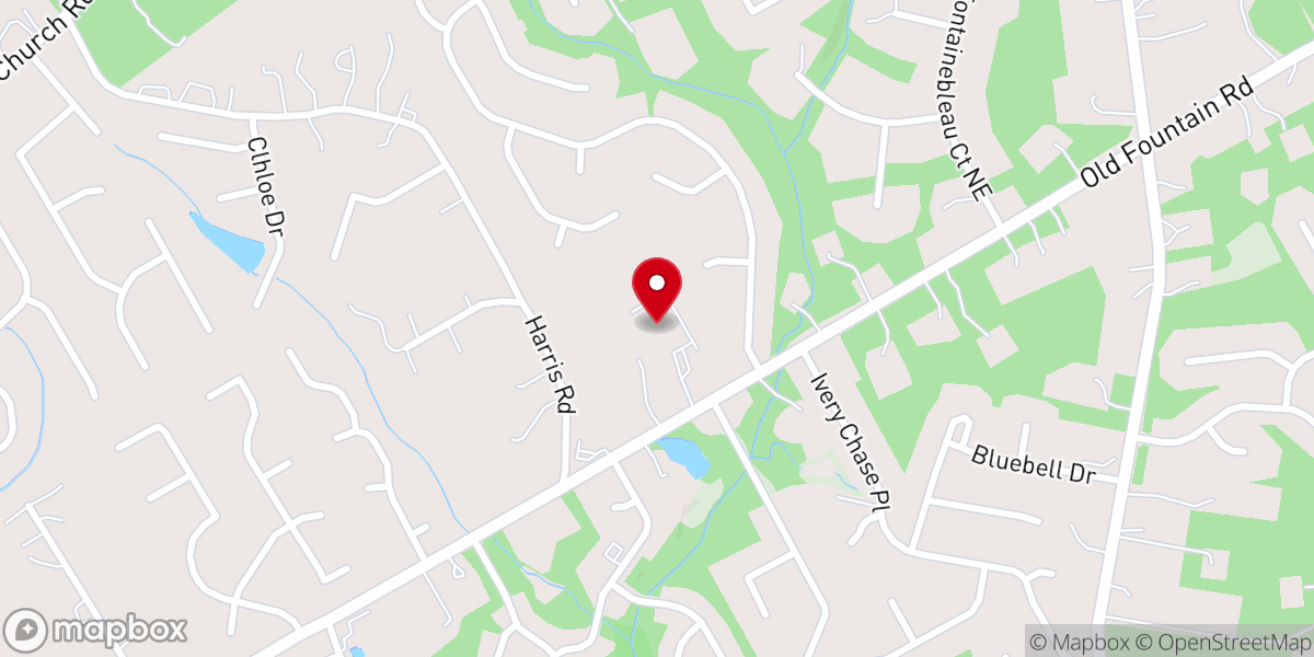 Map showing location of The Fountain