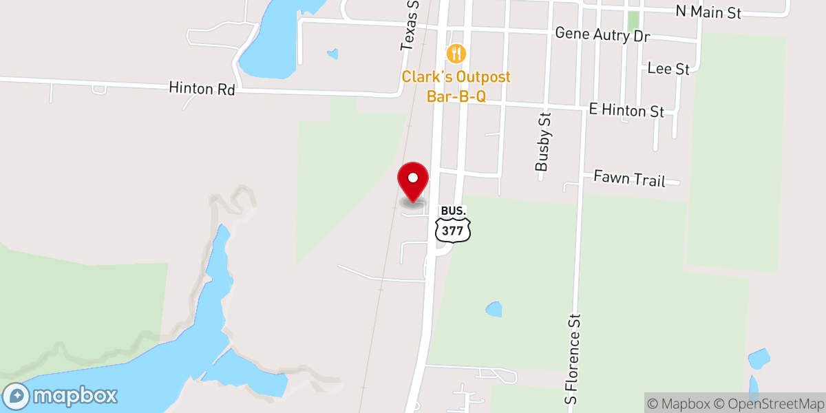 Map showing location of Friendship Baptist Church Tioga