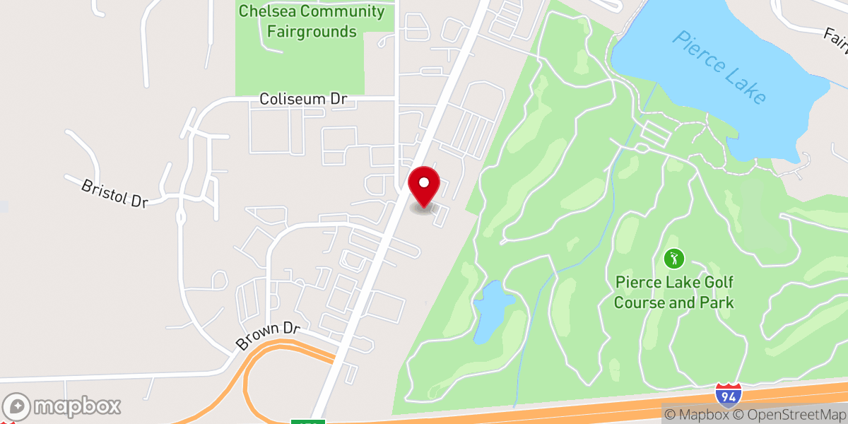 Map showing location of Our Saviour's Lutheran Church