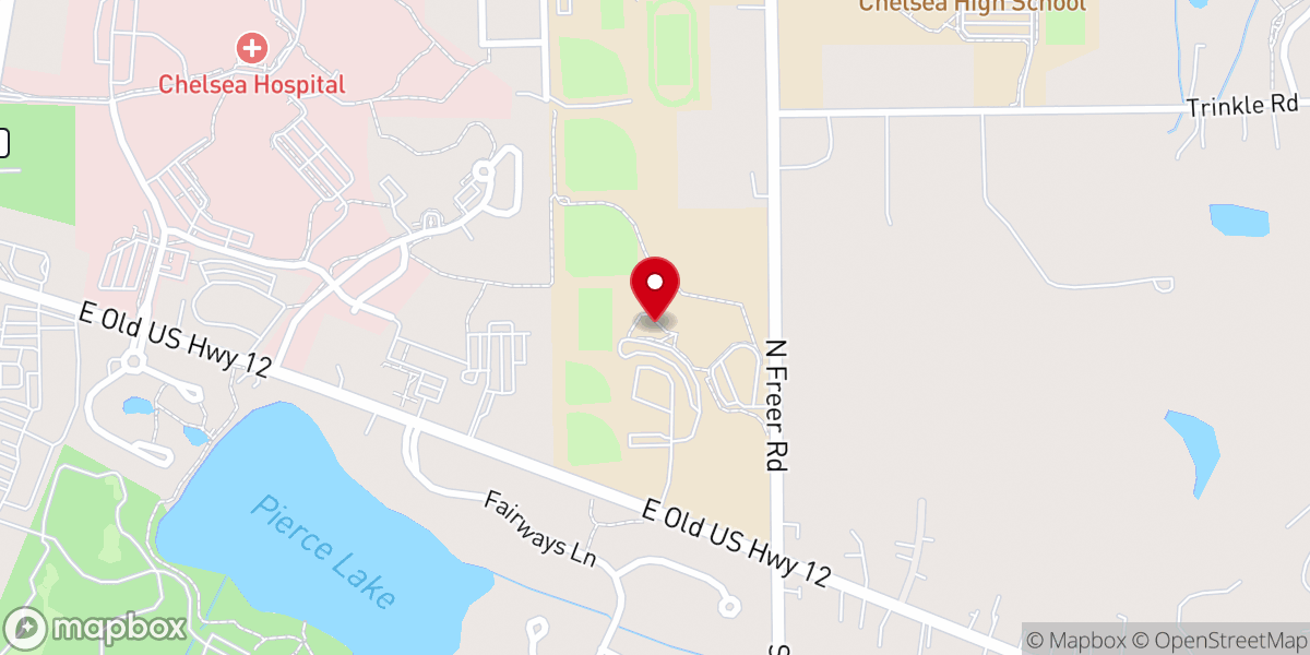 Map showing location of Immanuel Bible Church