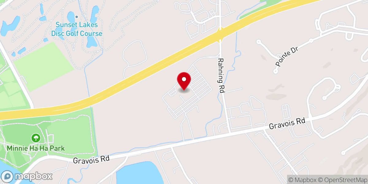 Map showing location of Faith Church
