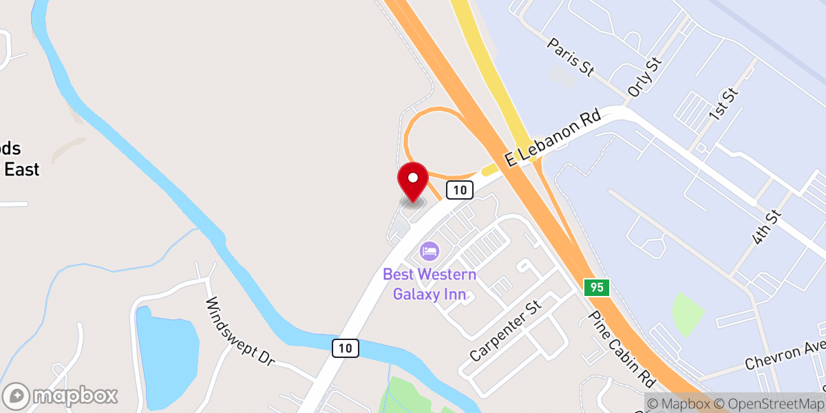 Map showing location of True Vine Holiness Church - Delaware