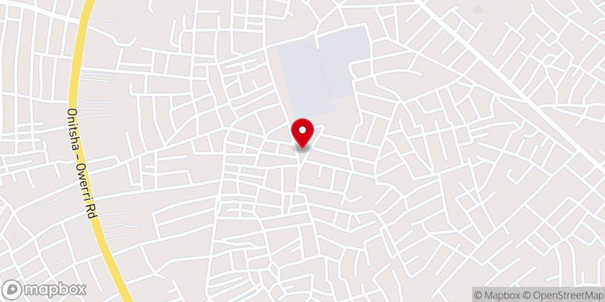 Map showing location of Our Saviour's Anglican Church Ugwuagba,Anambra State.Nigeria.