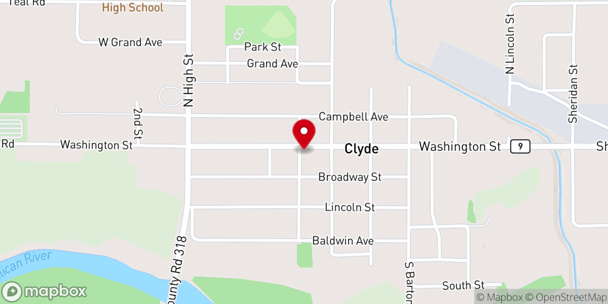 Map showing location of The Branch