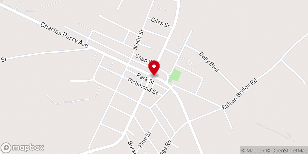 Map showing location of Sardis