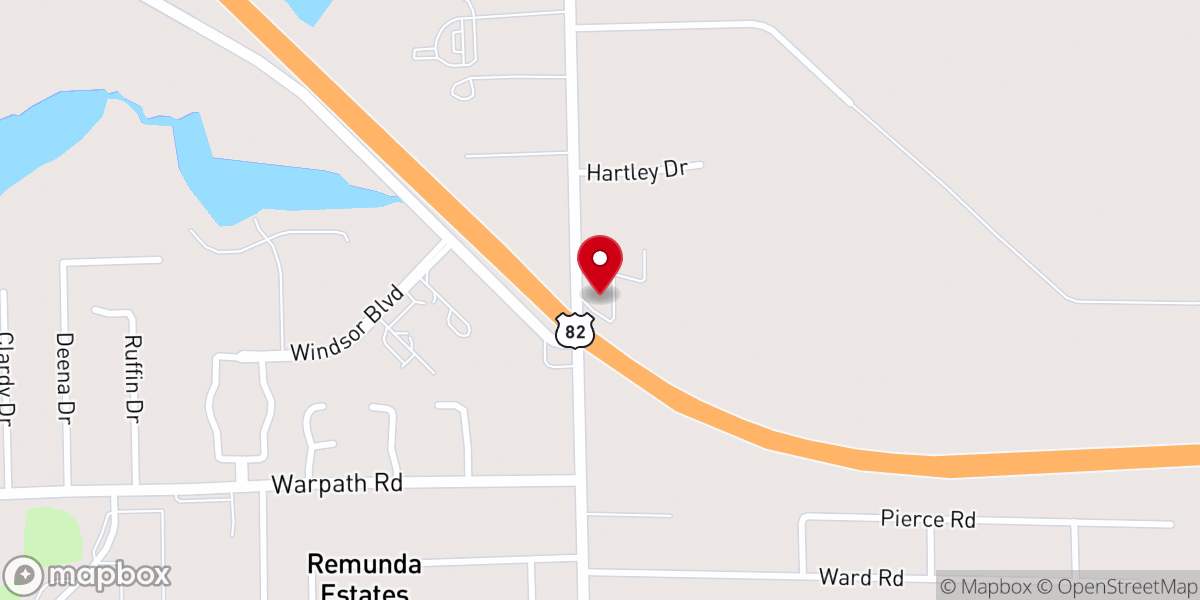 Map showing location of River Church