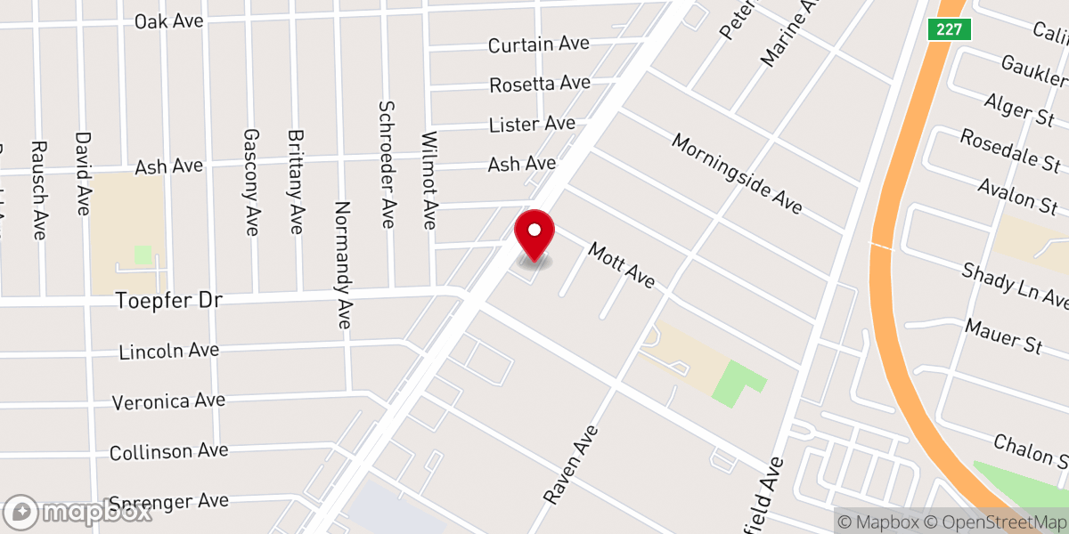 Map showing location of Christian Trinity Church