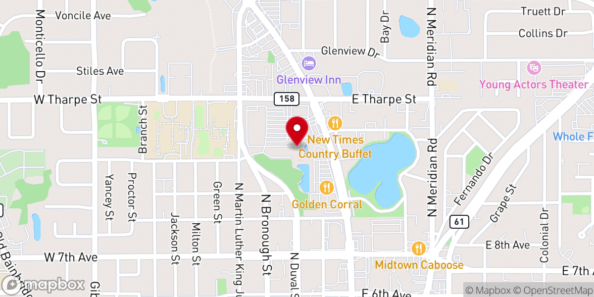 Map showing location of Engage Church