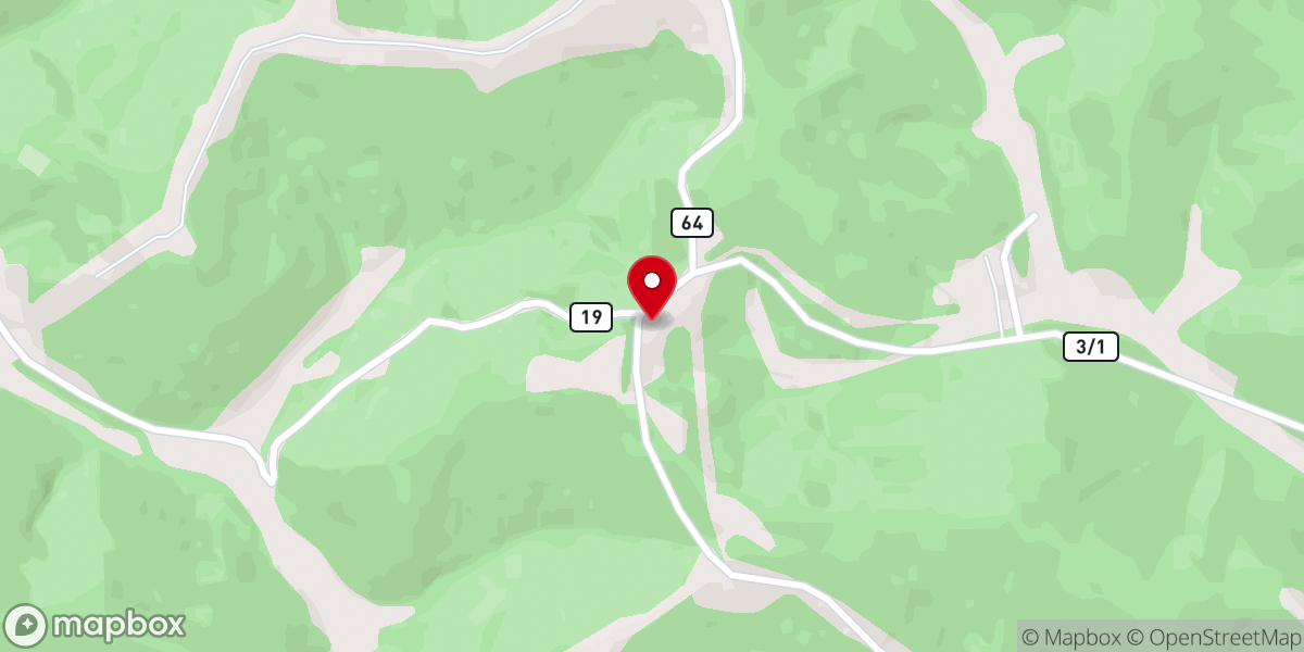 Map showing location of Myers Chapel