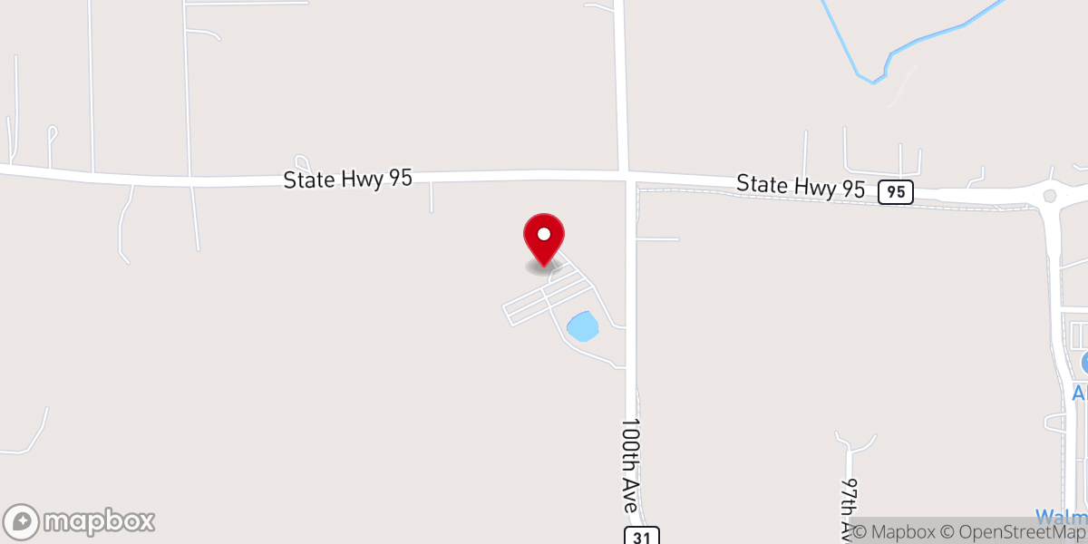 Map showing location of New Life Church