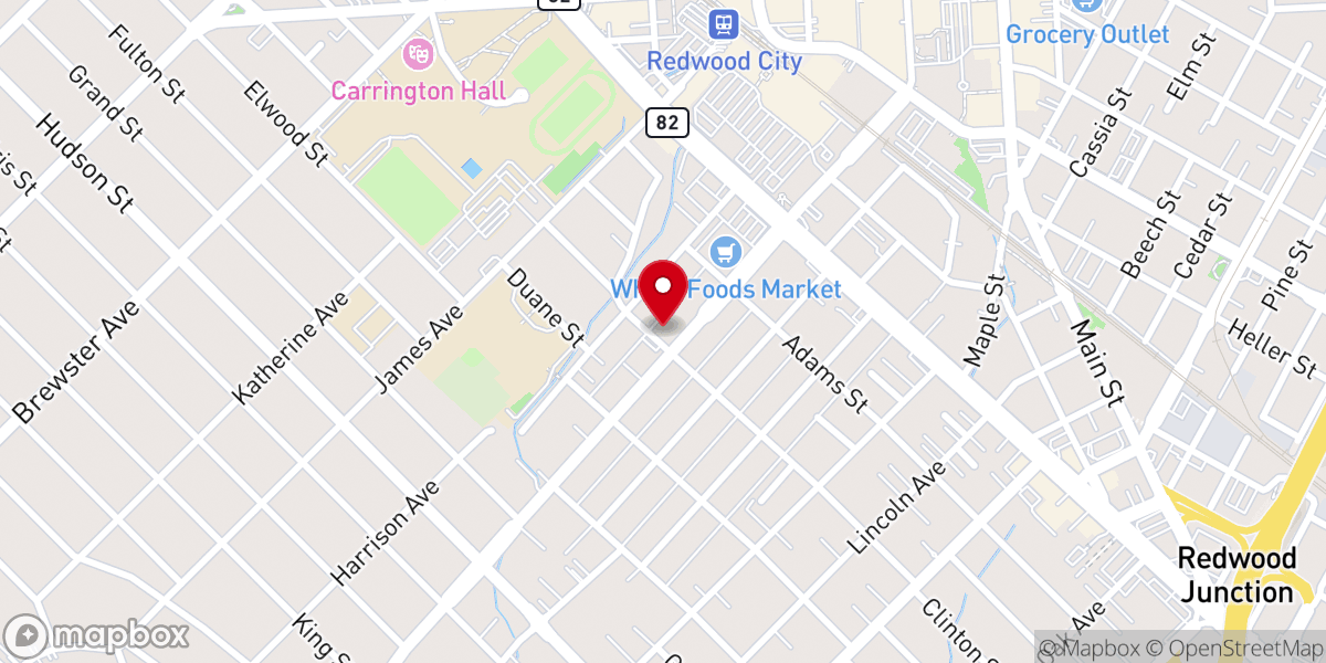 Map showing location of Happy Science San Francisco