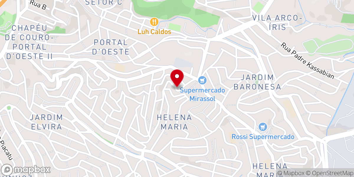 Map showing location of Igreja Batista Águas que Saram - IBAQS OSASCO