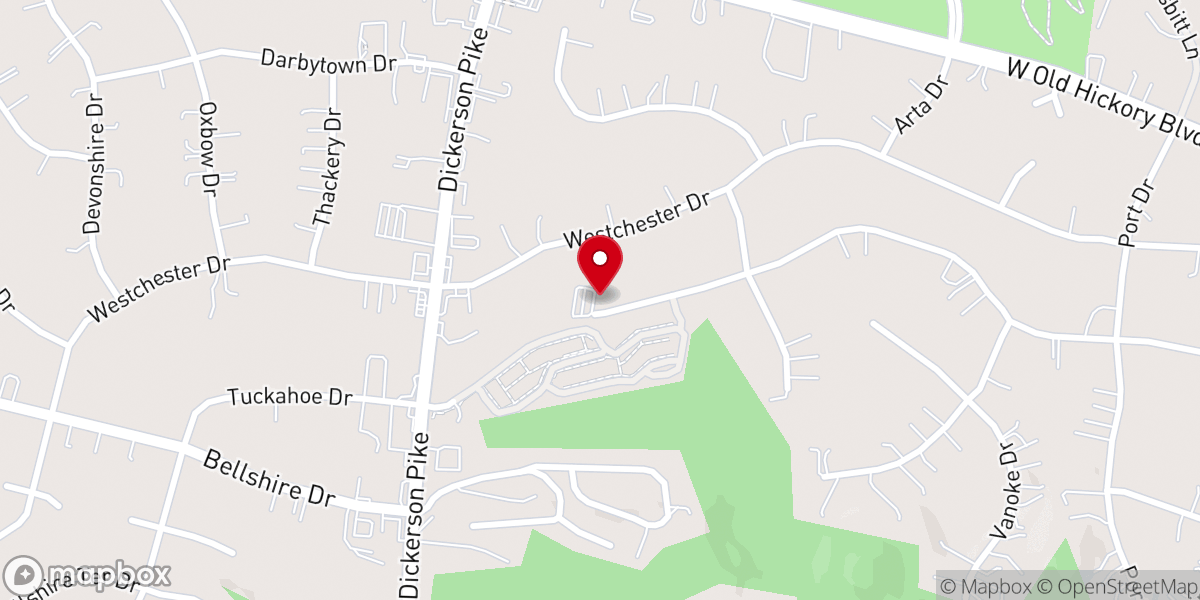 Map showing location of Kemper Heights Church-Christ