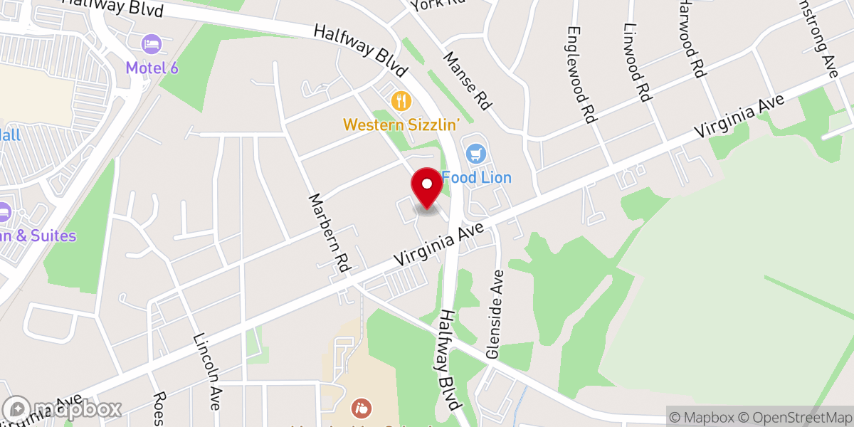 Map showing location of Saint Joseph Catholic Church