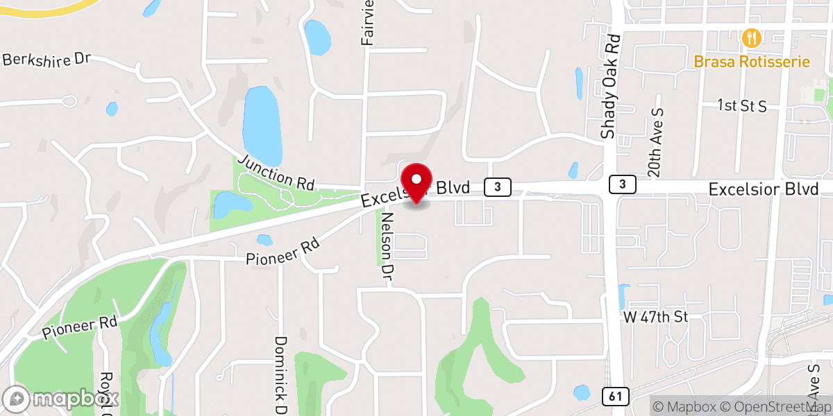 Map showing location of Faith Church Minnetonka