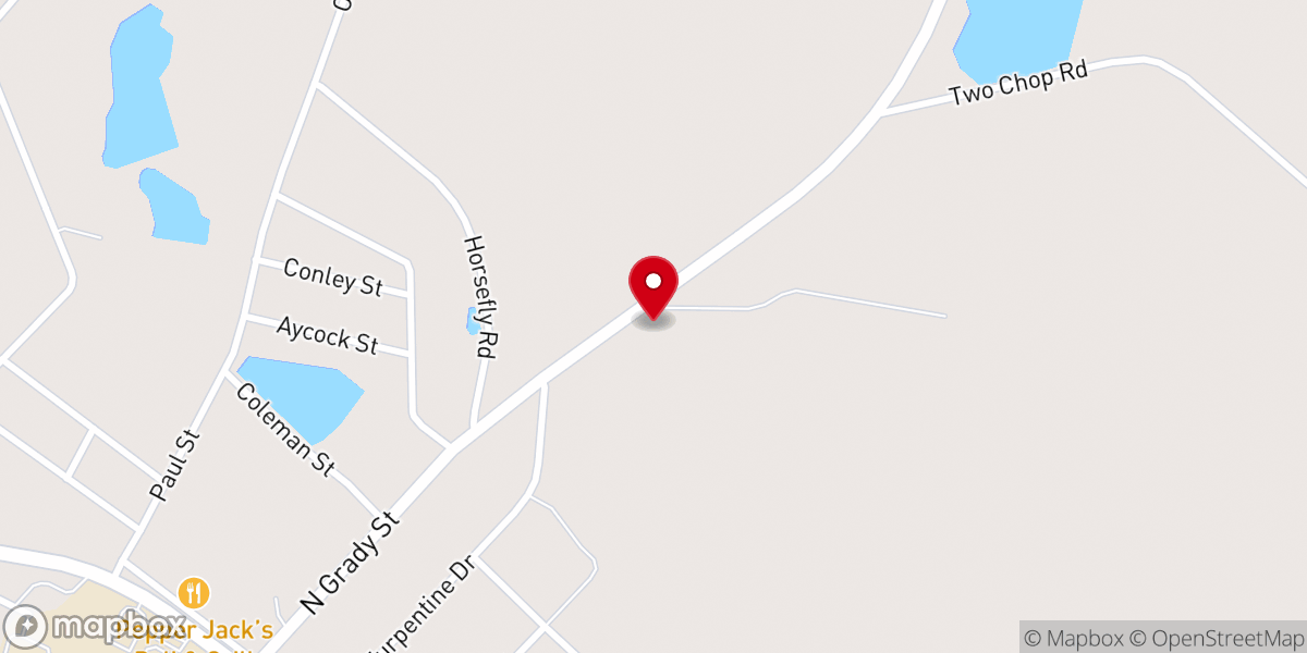 Map showing location of Aaron Church of God