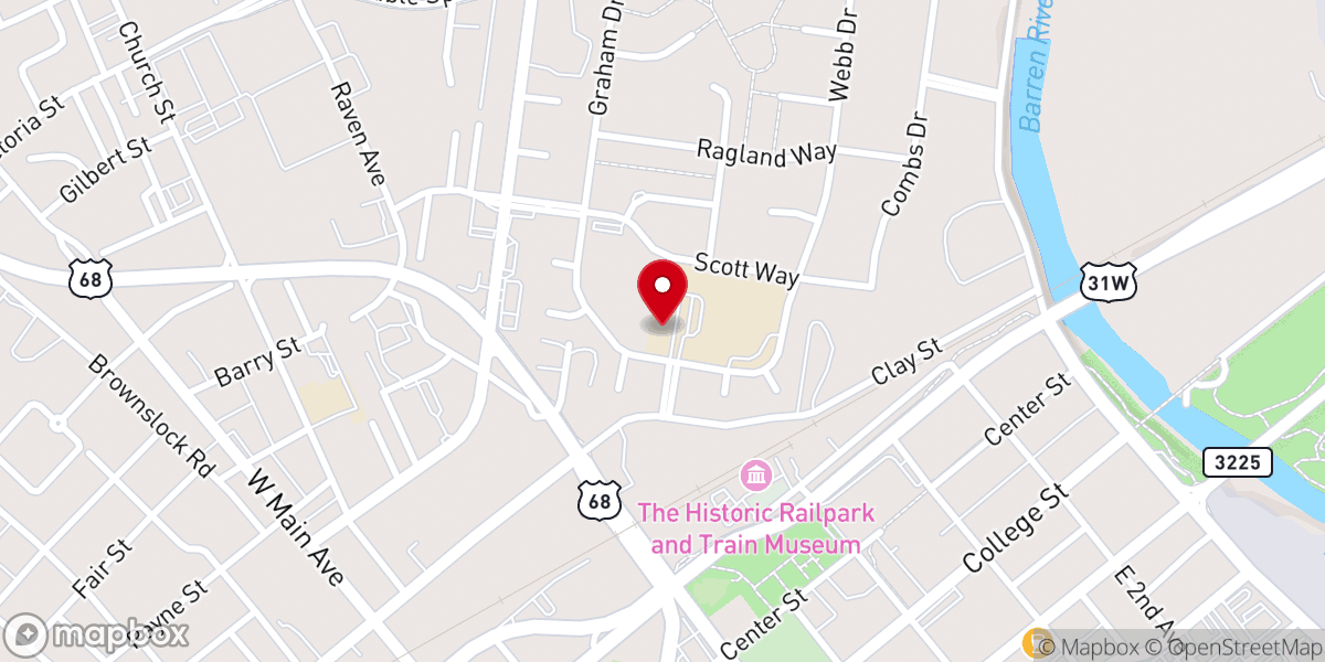 Map showing location of Christ Fellowship Church