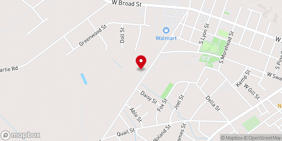 Map showing location of Elizabethtown Deliverance Evangelistic Center