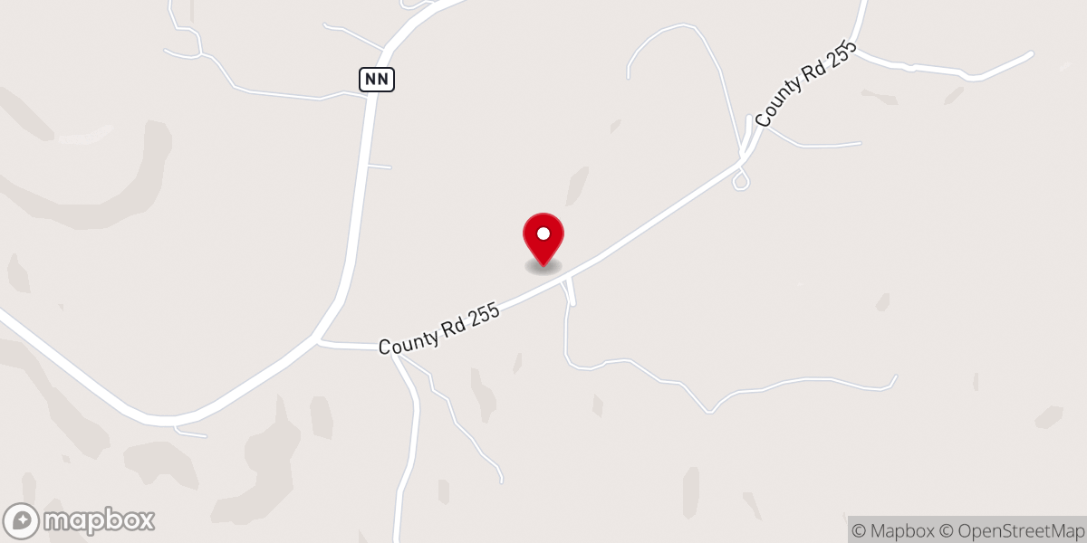 Map showing location of Mt Zion Baptist Church