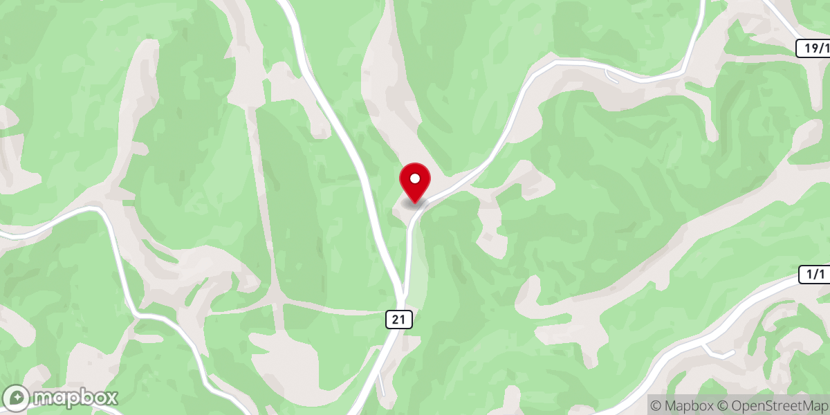 Map showing location of Tri County Worship