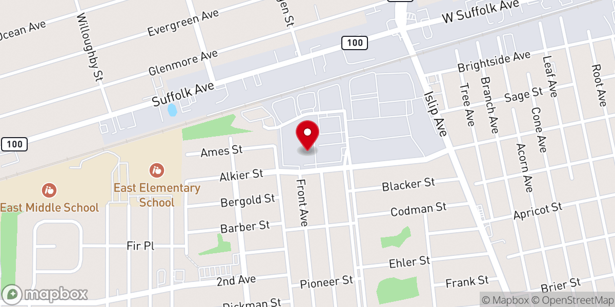 Map showing location of Iglesia Elim