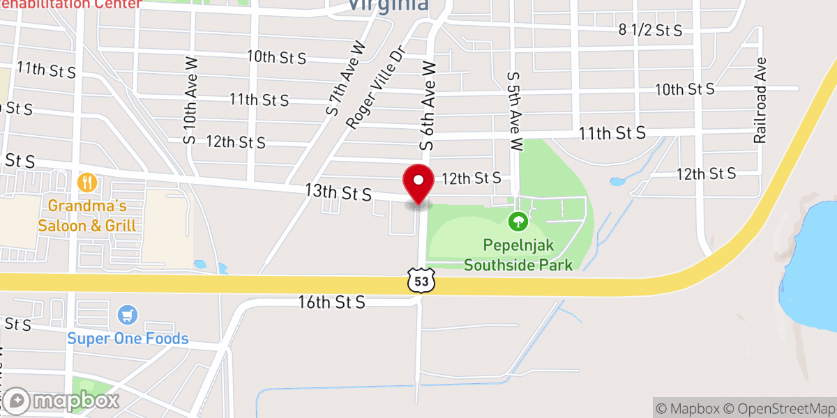 Map showing location of CHURCH PARKING LOT