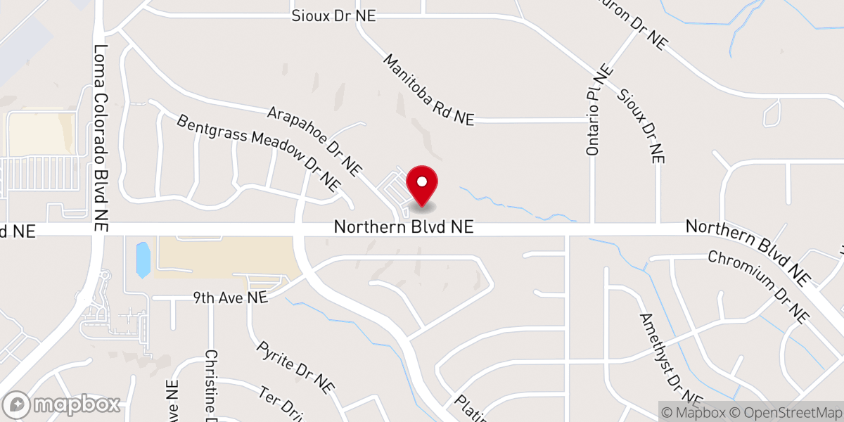 Map showing location of Life.Church Rio Rancho