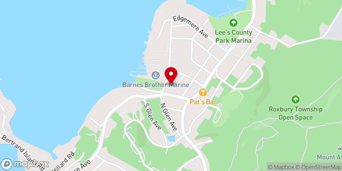 Map showing location of Our Lady of the Lake Church