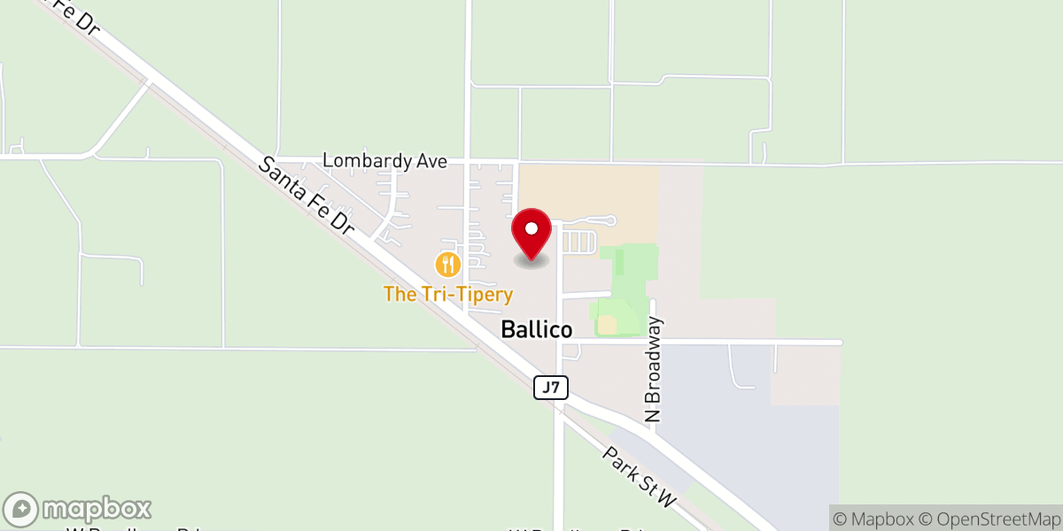 Map showing location of Church of God In Christ, Mennonite