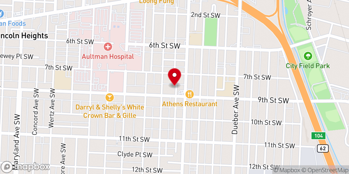 Map showing location of Total Living Center